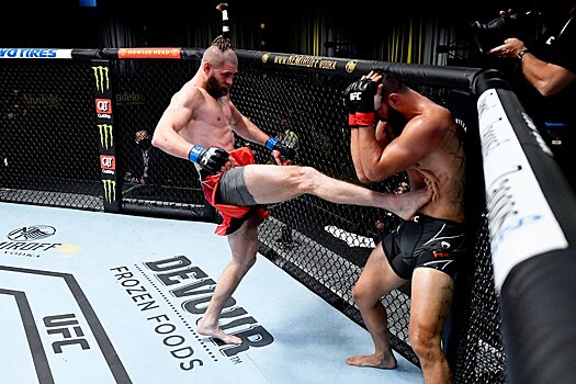 Иржи Прохазка нокаутировал Доминика Рейеса на турнире UFC Вегас 25, видео