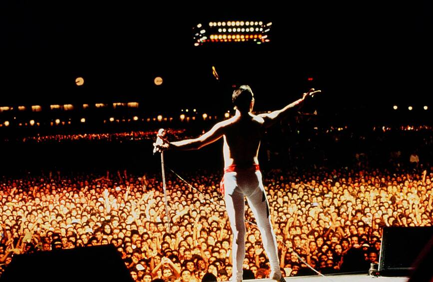 Концерт Queen. Более 2 млн зрителей. Австралия, Сидней. 1985 год.