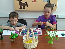 Малыши из Южнопортового «собрали» пластилиновый урожай