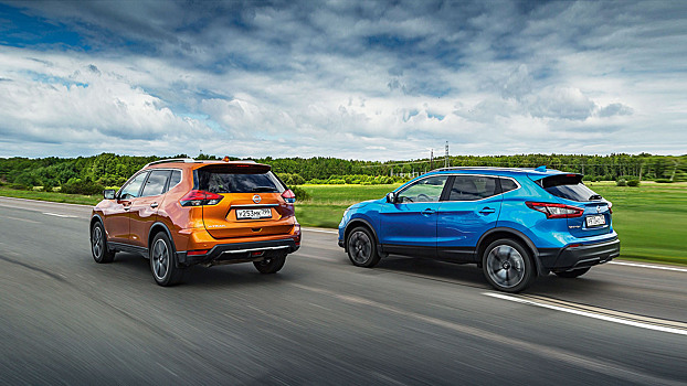 Тест-драйв: Nissan Qashqai 2.0 CVT 4WD и Nissan X-Trail 2.5 CVT 4WD