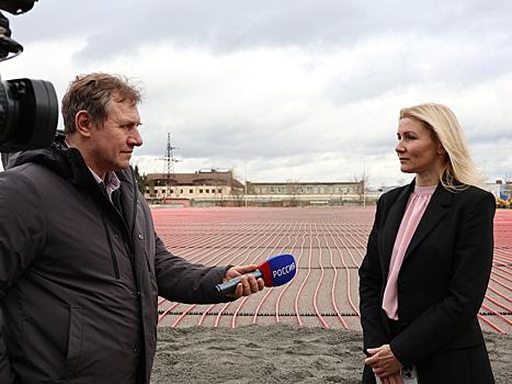 Евгения Бочкарева посетила стройплощадку ФОКа игровых видов спорта в Пензе
