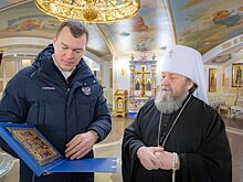 Министр спорта России Михаил Дегтярев подарил икону Михайловскому собору в Ижевске