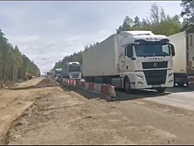 На участке трассы М-5 «Урал» из-за ремонта затруднено движение