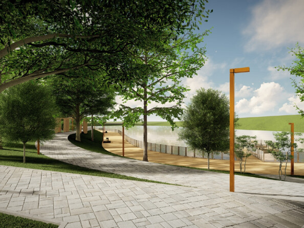 Новый сквер и набережную благоустроят в Иркутске в 2026 году