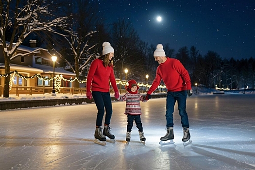 Где покататься на коньках в Уфе: полный список ледовых катков