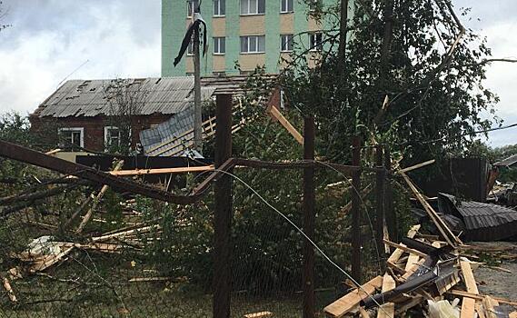Жители Льговского района не получили компенсацию за разрушенные ураганом дома