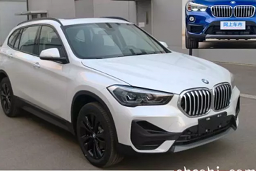 Удлиненный BMW X1 LCI Facelift засветился без маскировки