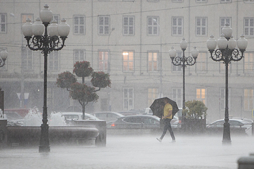 В Калининграде вечером в среду ожидается ливень