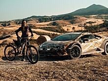 Lamborghini показал «внедорожный» Huracan Sterrato в движении