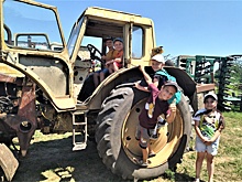 Ребята летнего лагеря школы № 17 познавательно отдохнули на базе Выселковского станичного казачьего общества