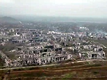 Дрон снял на видео Димитров с окруженным украинским гарнизоном