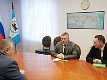 Губернатор Иркутской области Игорь Кобзев обсудил с депутатом Сергеем Теном мероприятия нацпроекта «Инфраструктура для жизни»