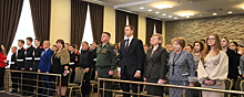 Глава г.о. Красногорск Дмитрий Волков поздравил кадетов Лицея №1 с принятием клятвы