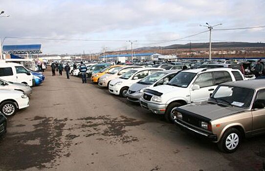 Январские продажи машин на рынке Красноярска