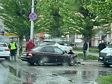 Из-за ДТП в центре Рязани образовалась пробка