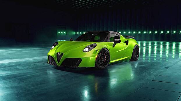 Alfa Romeo 4C: зеленый и горячий