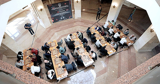 В командном турнире по шахматам за Кубок МГУ поборолись сборные университетов стран СНГ