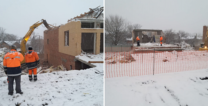 В Ростове демонтировали первый пролет старого моста на Малиновского