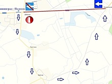 На участке трассы Калининград — Полесск с 9 сентября временно введут одностороннее движение