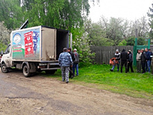 За умершим в Саратове приехал грузовик с «Доброй буренкой»
