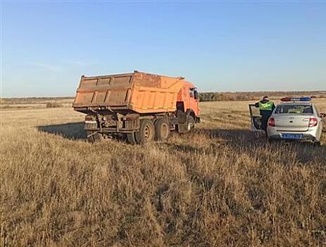 В Самарской области полицейским пришлось устроить погоню за КамАЗом