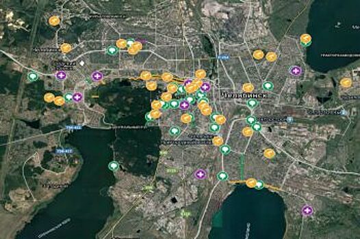 В Челябинске появилась карта с объектами благоустройства за 2020 год