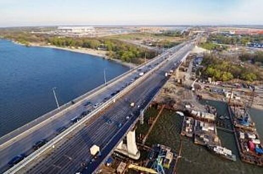 Готовность Ворошиловского моста в Ростове достигла 88%