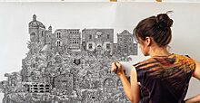 Как всего лишь одна шариковая ручка создает чудеса: невероятные рисунки от Оливии Кемп