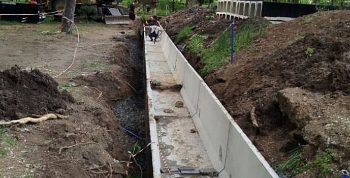 В парке Октября в Ростове отремонтировали искусственные сооружения