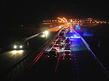 Автомобильная пробка перед Крымским мостом увеличилась