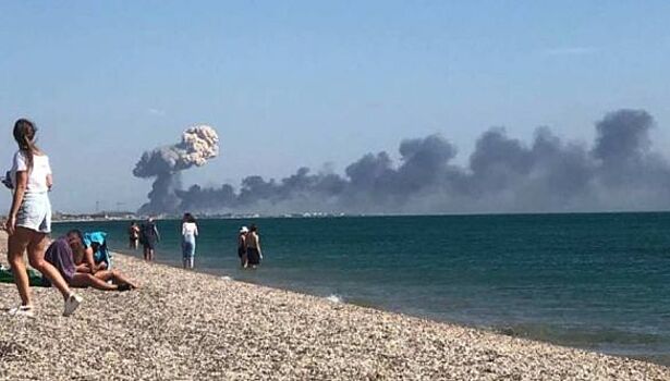 В Крыму произошла серия взрывов на военном аэродроме под Саками