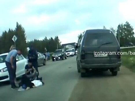 В Башкирии сбили беременную девушку (ВИДЕО)