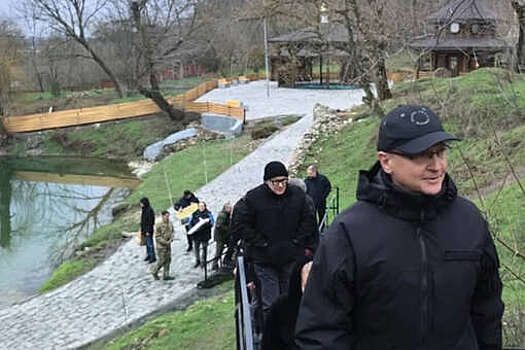 В Запорожской области реконструировали комплекс целебных источников