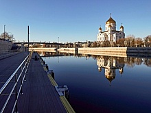 Укрепление берега набережной Москвы‑реки завершается на западе столицы