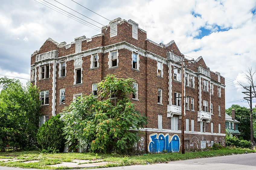 Заброшенные апартаменты Детройта