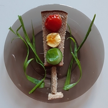 Костромские дошколята съели дорожные знаки