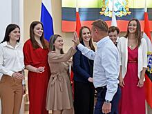 Курский губернатор встретился с волейбольной командой «ЮЗГУ-Атом»