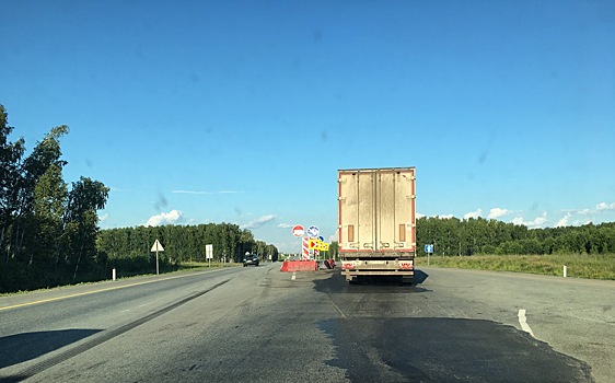 В Челябинской области введено ограничение на движение большегрузов на трассах