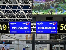 Из Сочи вылетел первый прямой авиарейс в столицу Шри-Ланки