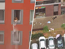 В Мякинино женщина из окна многоэтажки засыпала автомобили на парковке мукой