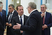 Медведев рассказал Жириновскому о существовании брачного контракта