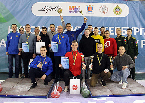 ВКА им. А.Ф. Можайского выиграла Кубок Санкт-Петербурга по рывку гири