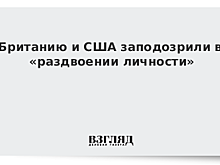 Британию и США заподозрили в «раздвоении личности»