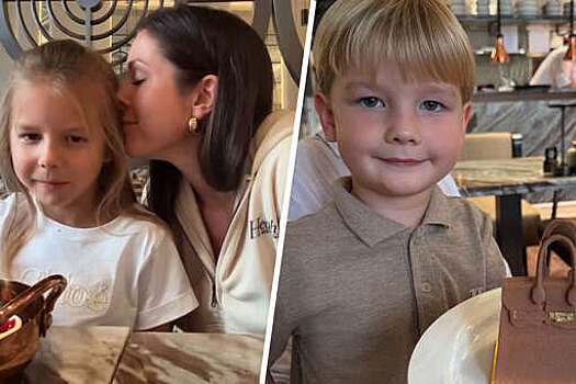 Певица Нюша опубликовала фото с сыном и дочерью в Дубае