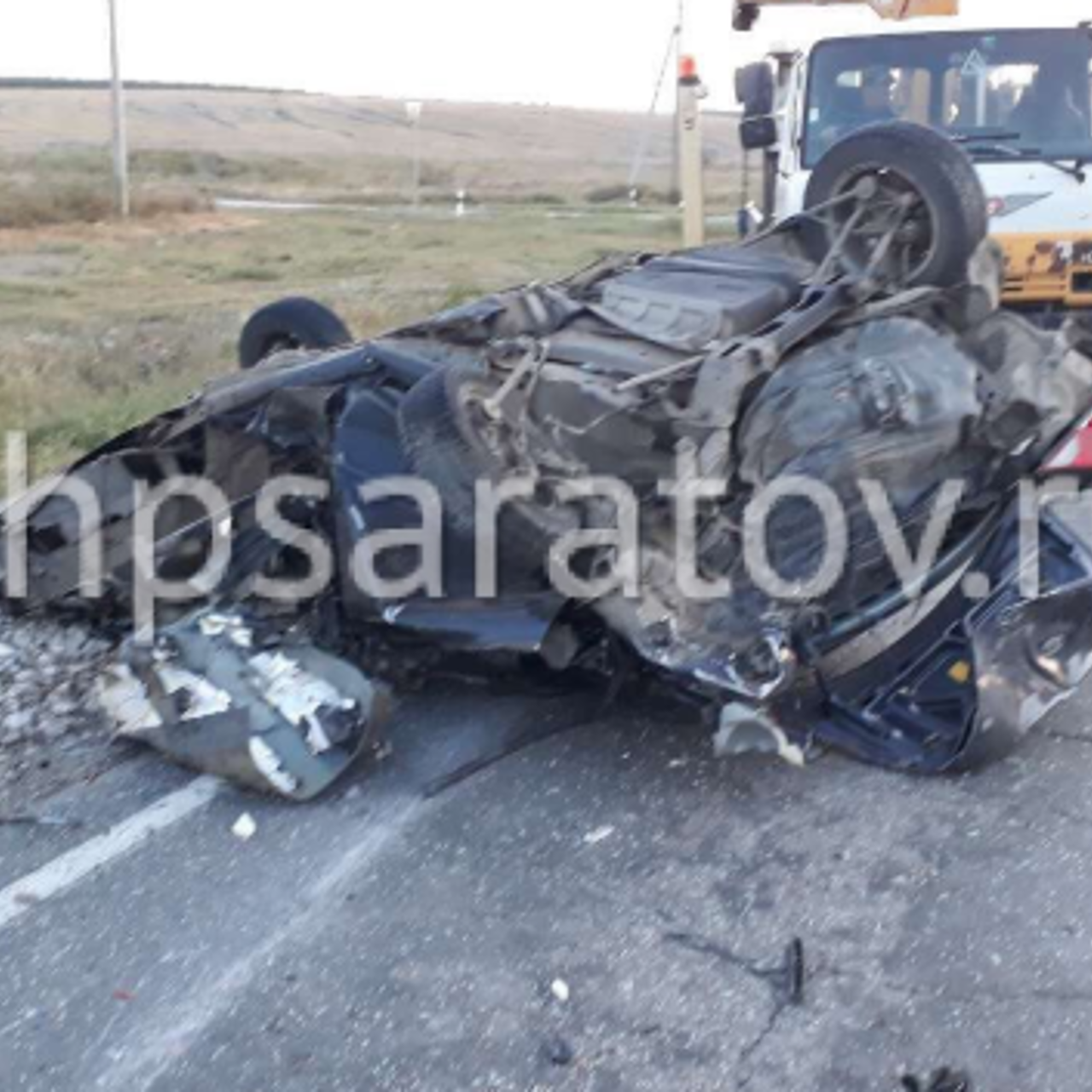 На трассе пьяный водитель иномарки устроил ДТП и в смятку разбил свой  автомобиль - Рамблер/авто