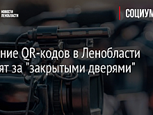 Введение QR-кодов в Ленобласти обсудят за "закрытыми дверями"