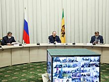 Валерий Лидин принял участие в заседании оперштаба по оказанию помощи беженцам из ДНР и ЛНР