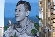 В Кемерово на стенах домов появились портреты героев ВОВ