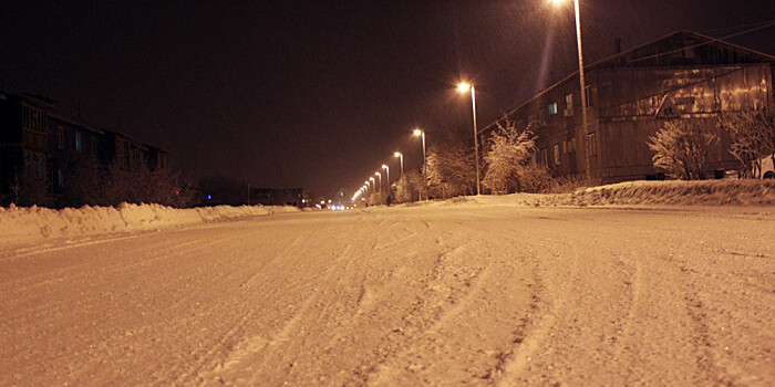 Зима не уходит: Красноярск накрыла сильная метель с дождем