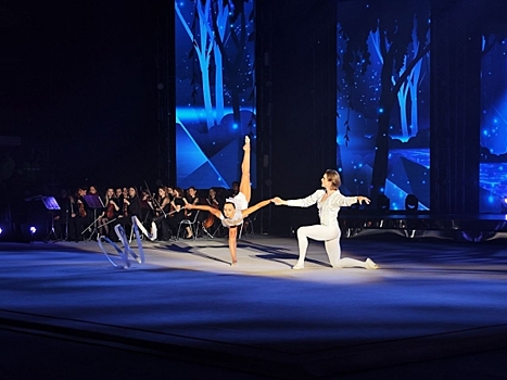 Нижегородские гимнастки Аверины представили шоу «Лебединое озеро»